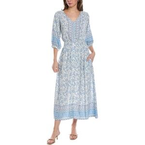 Walker & Wade Delray Paisley Floral Maxi Dress Women's Small Resortwear Feminine